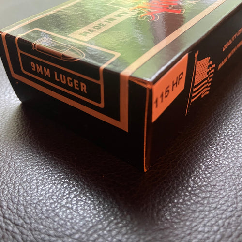 9mm HP Ammunition (50 Rounds Per Box)
